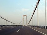 Yangluo Bridge - a suspension bridge over the Yangtze River.jpg