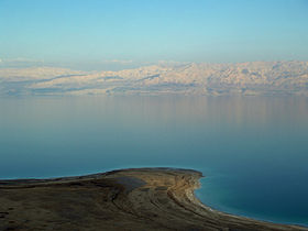 Вид с израильского берега в сторону Иордании
