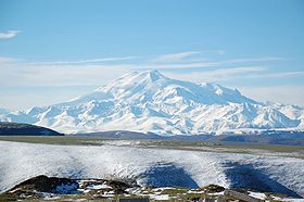 Вулкан Эльбрус. Кавказ, Россия